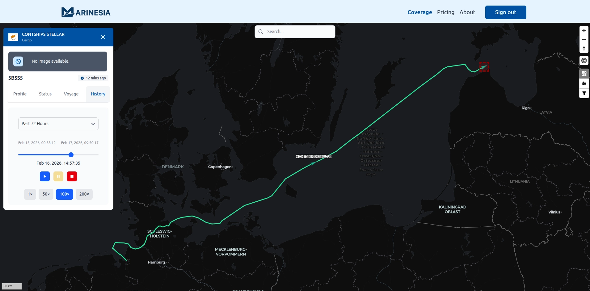 Marinesia AIS Coverage